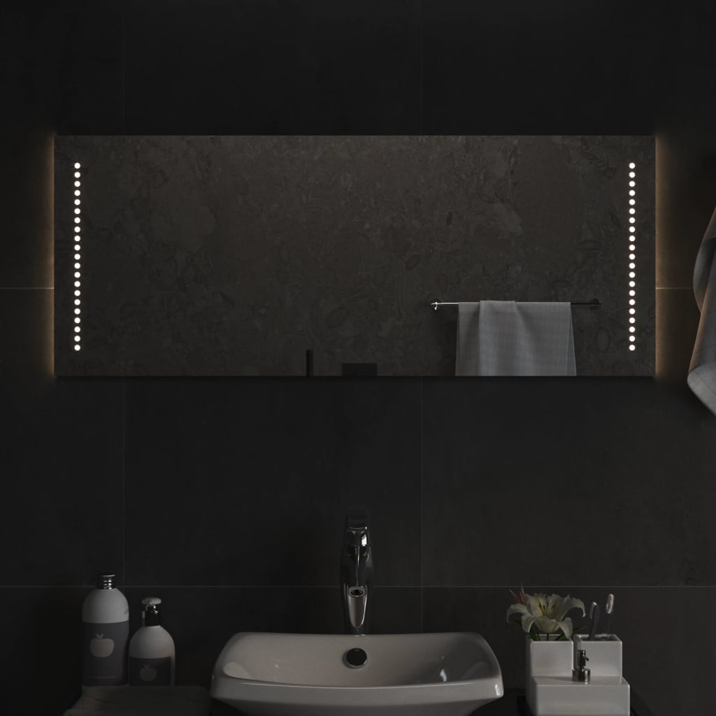 Vidaxl badkamerspiegel led 40x100 cm