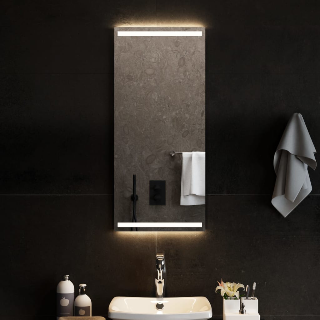 VidaXL Badezimmerspiegel LED 40x90 cm