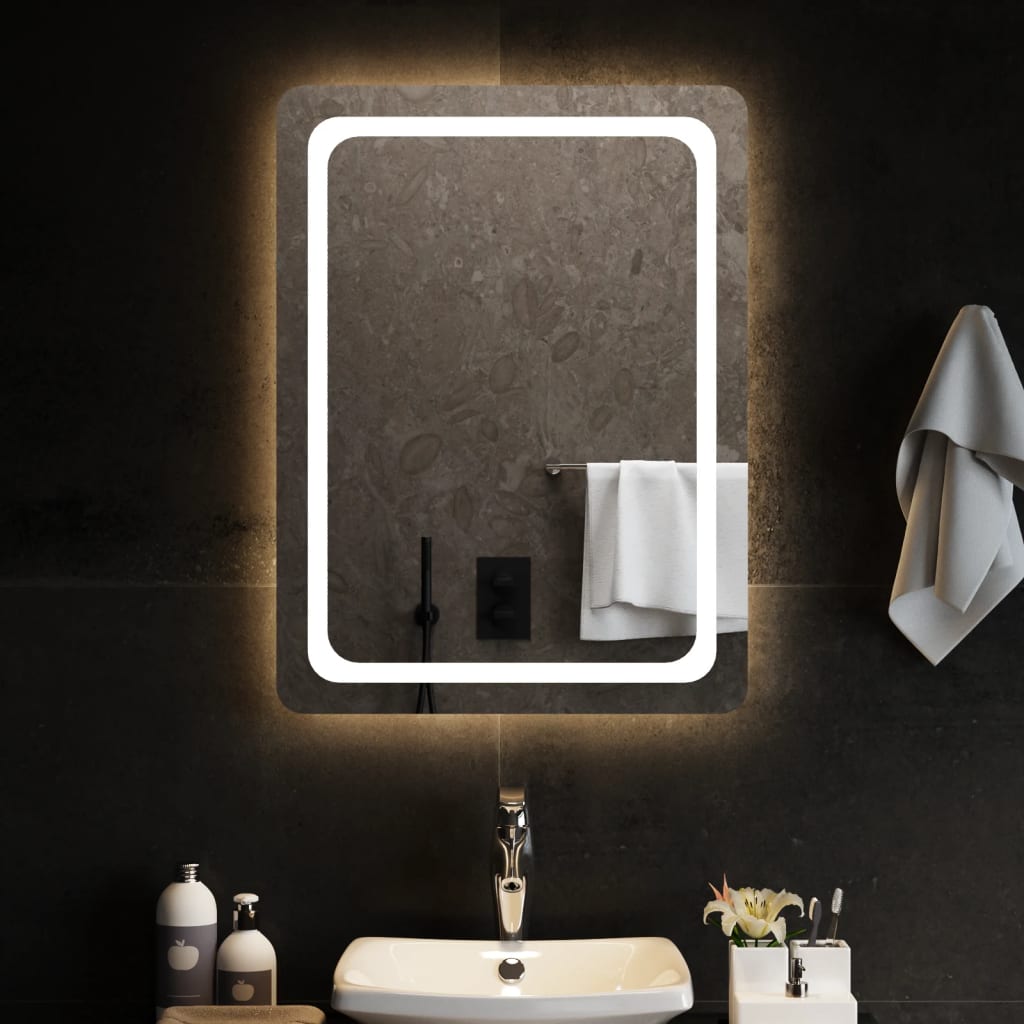 VidaXL Badezimmerspiegel LED 60x80 cm