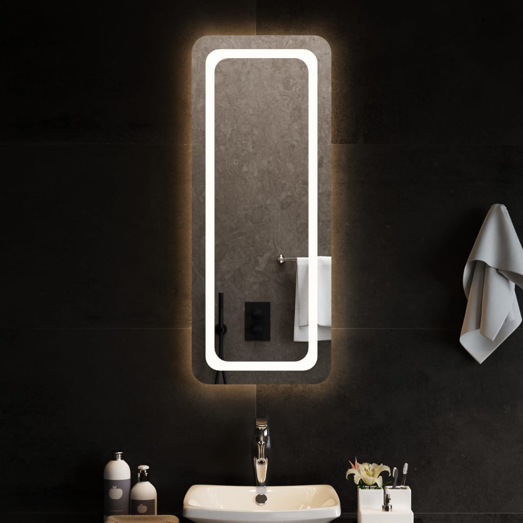 Vidaxl badkamerspiegel led 40x100 cm