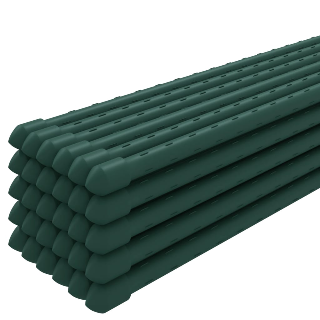 VidaXL Pflanzenstecker 30 Stk. 60 cm Stahlgrün