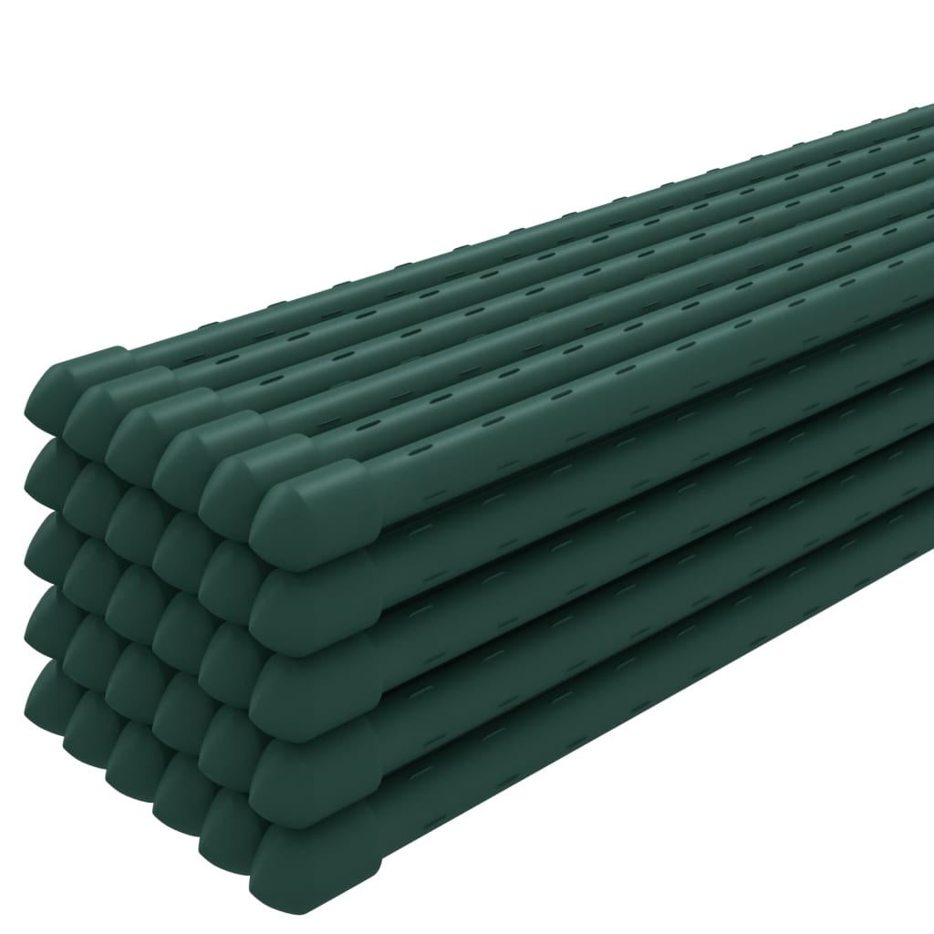 Vidaxxl Pflanzenstecker 30 Stk. 115 cm Stahlgrün