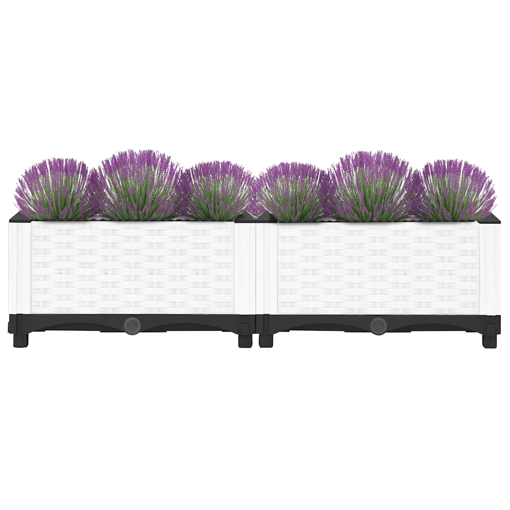 Vidaxx Pflanzgefäß erhöht 80x40x23 cm Polypropylen