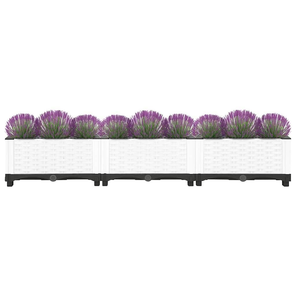 Vidaxx Pflanzgefäß erhöht 120x40x23 cm Polypropylen