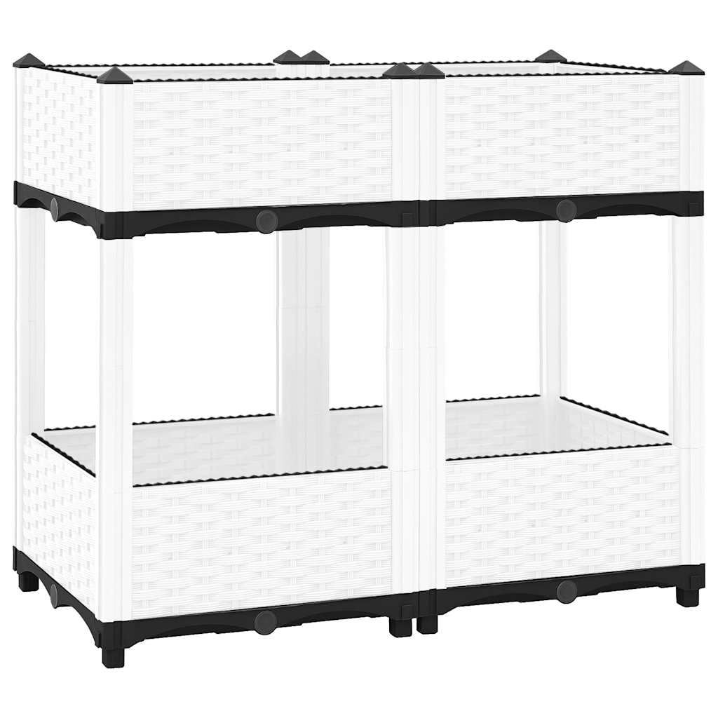 Vidaxx Pflanzgefäß erhöht 80x40x71 cm Polypropylen