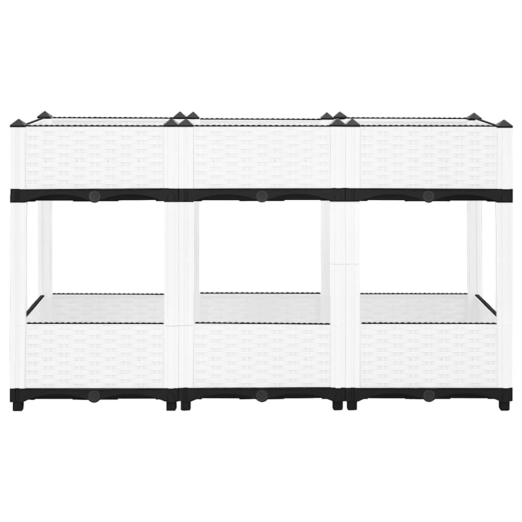 Vidaxx Pflanzgefäß erhöht 120x40x71 cm Polypropylen