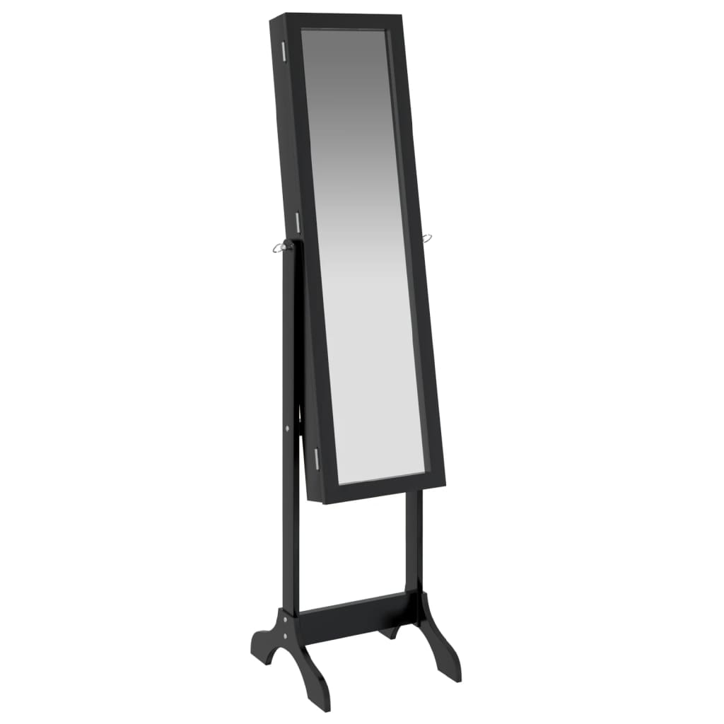 Vidaxx Spiegel freistehend 34x37x146 cm schwarz