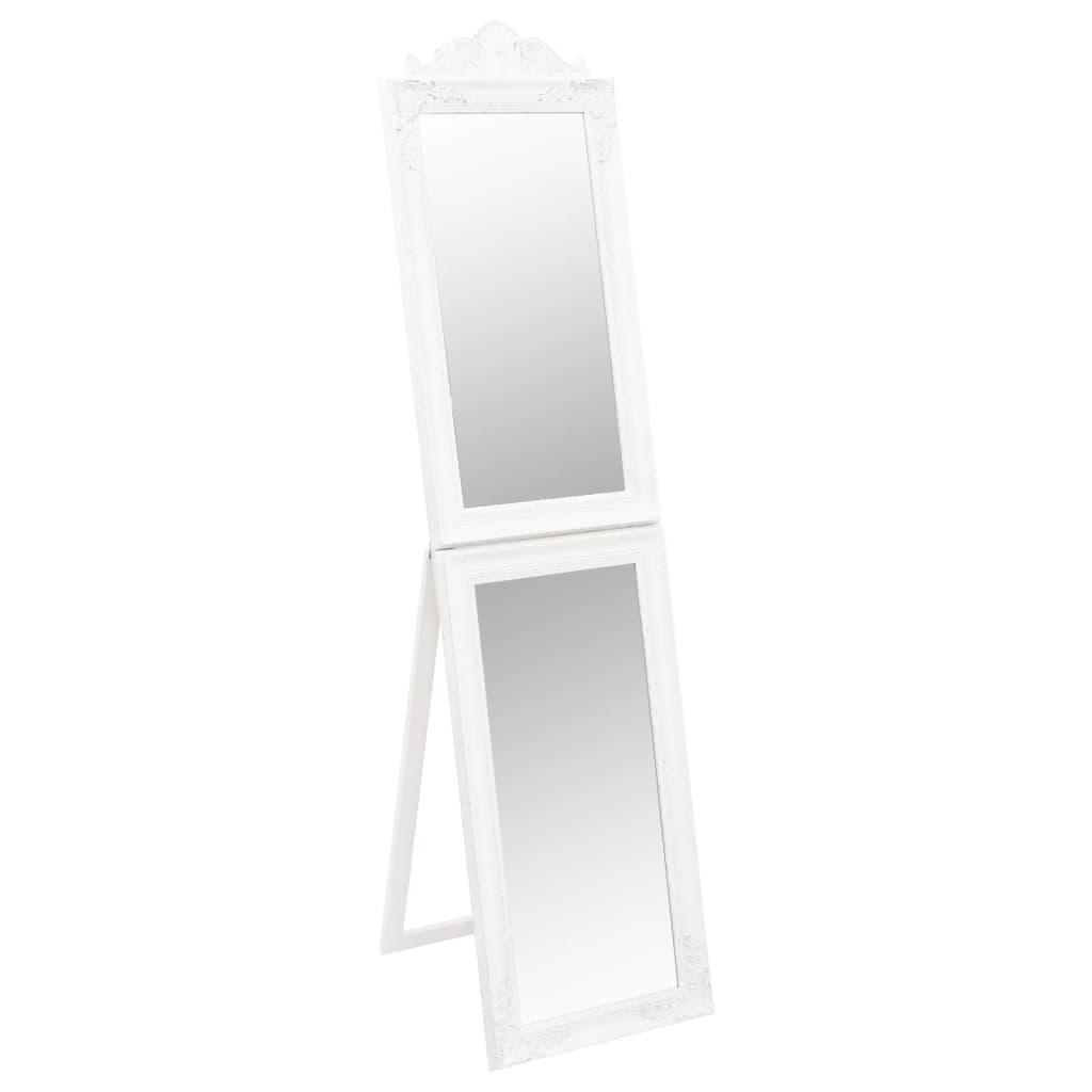 Vidaxx Spiegel freistehend 40x160 cm weiß