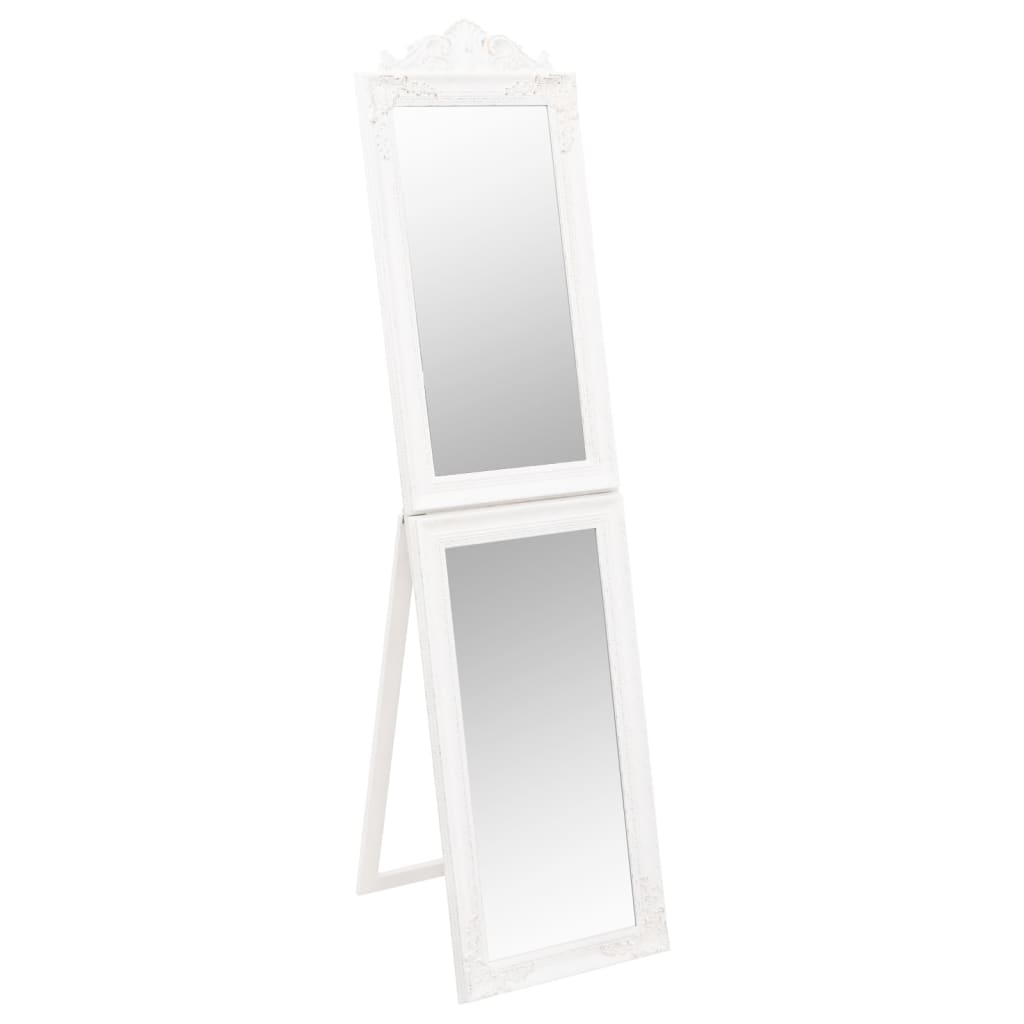 Vidaxx Spiegel freistehend 45x180 cm weiß