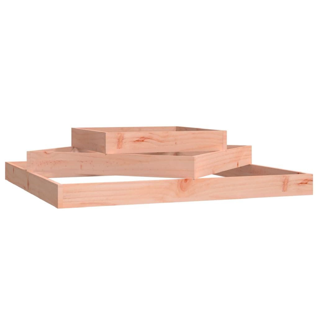 Vidaxl plantenbak 112x112x27 cm massief douglashout