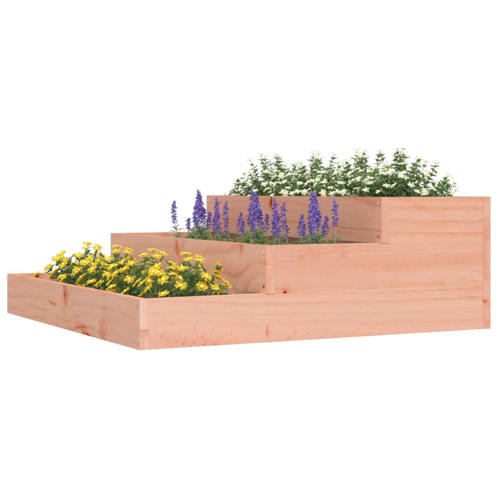 Vidaxl plantenbak 78x78x27 cm massief douglashout