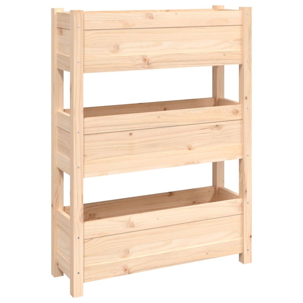 Vidaxx Pflanzgefäß 77x25x104,5 cm massives Kiefernholz
