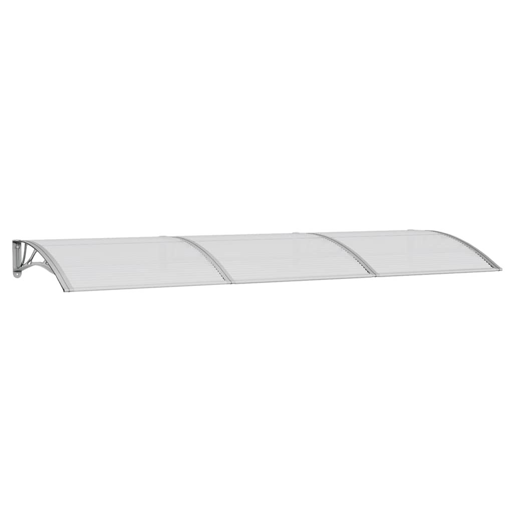Vidaxx Türvordach 300x100 cm Polycarbonat grau