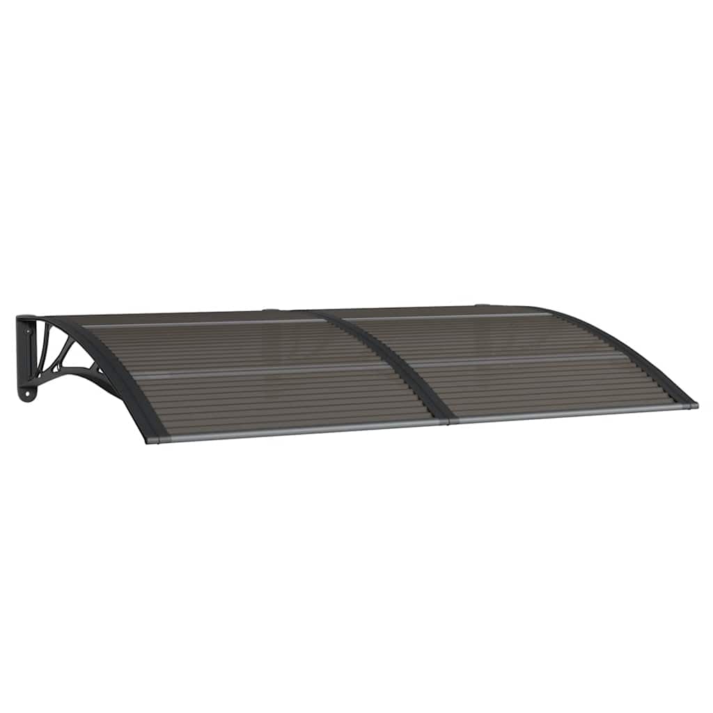 Vidaxx Türvordach 150x100 cm Polycarbonat schwarz