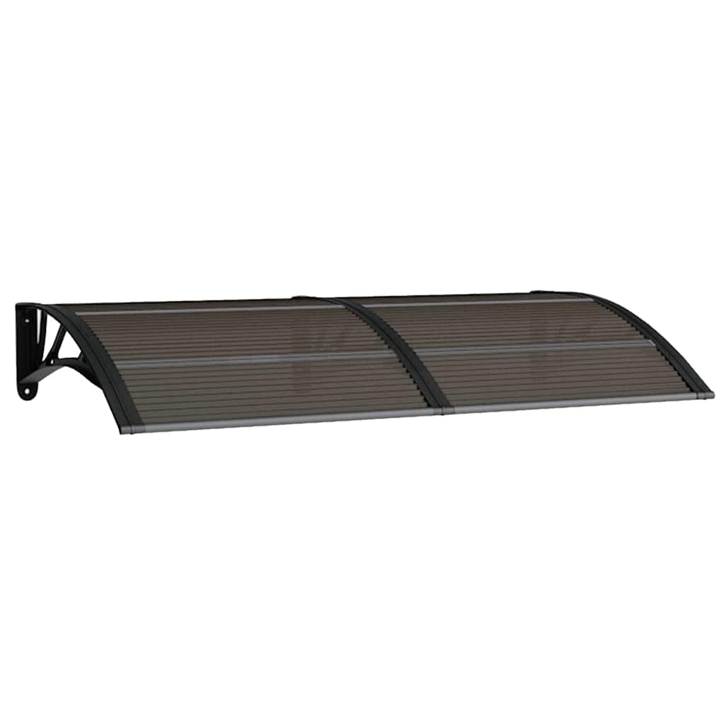 Vidaxx Türvordach 150x75 cm Polycarbonat schwarz