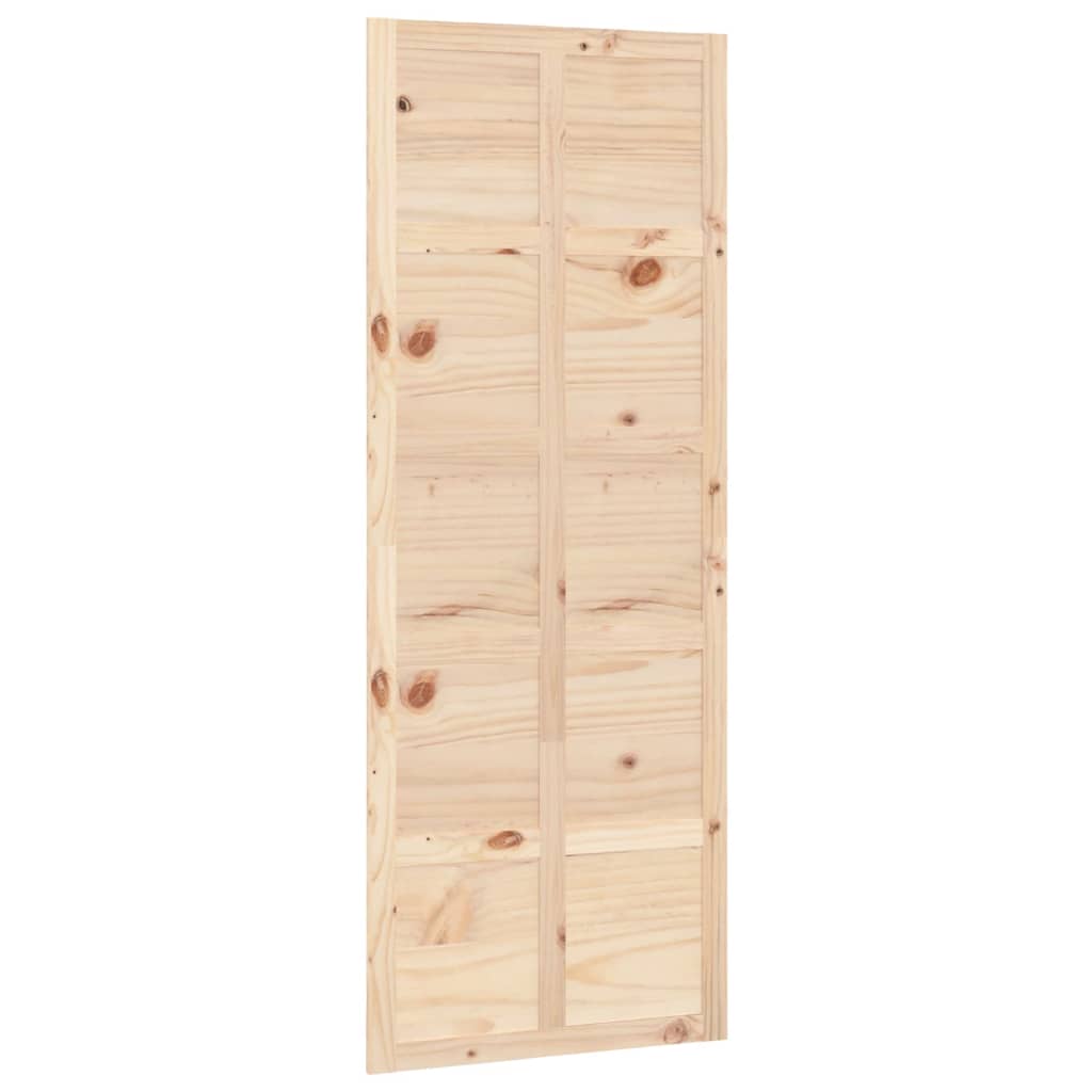 Vidaxx Schiebetür 80x1,8x214 cm massives Kiefernholz