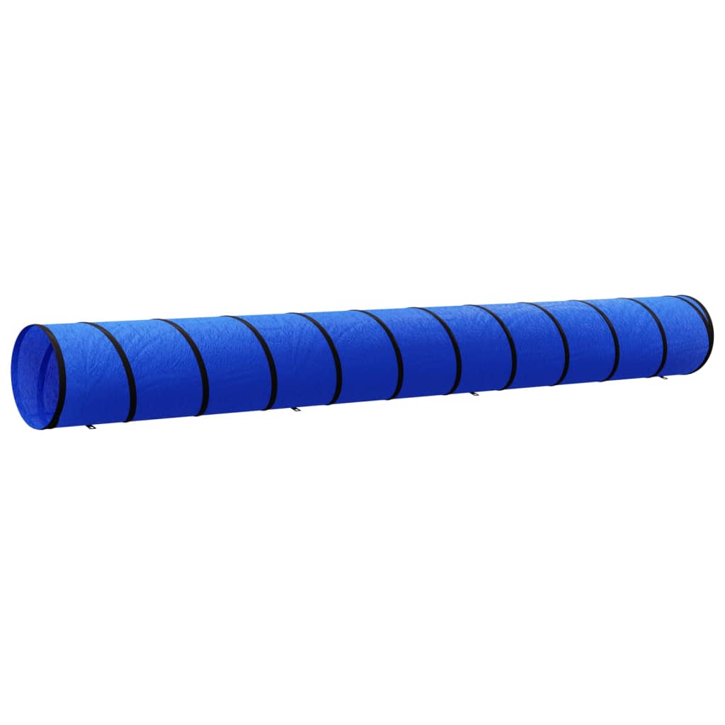 VidaXL Hundetunnel Ø 55x500 cm Polyester blau