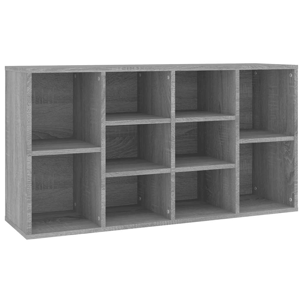 Vidaxl schoenenbank 103x30x55 cm bewerkt hout grijs sonoma eiken