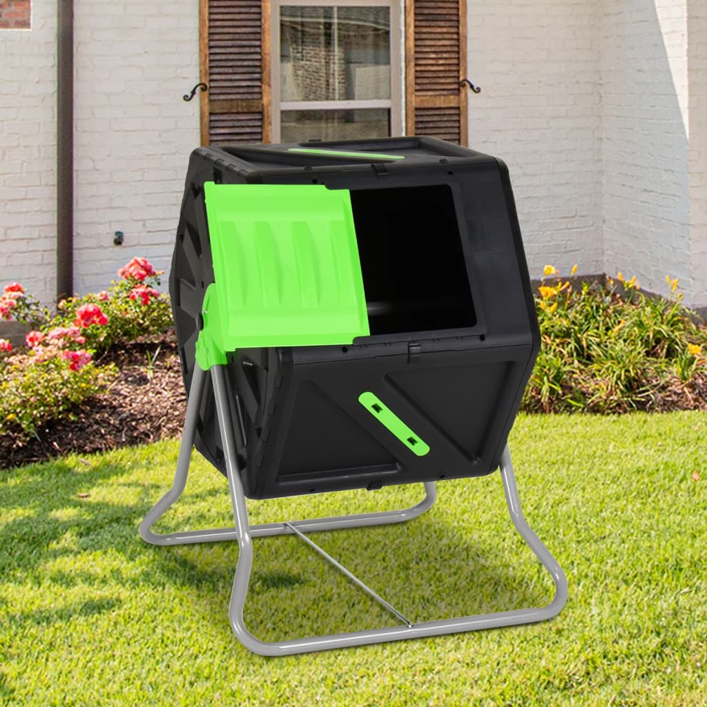 Vidaxx Komposttrommel 105 l 60x58x74 cm Polypropylen