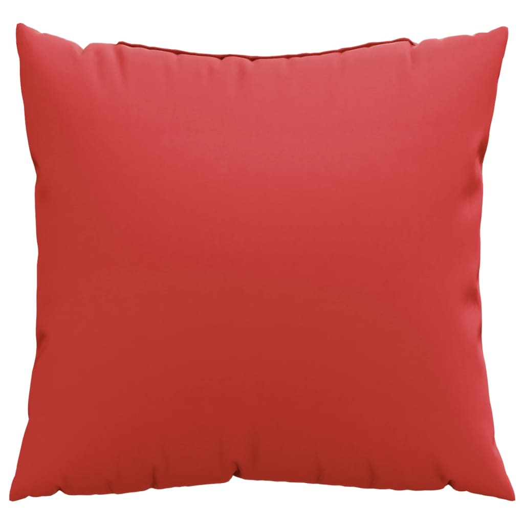 VidaXL Sofakissen 4 Stück 50x50 cm Stoff rot