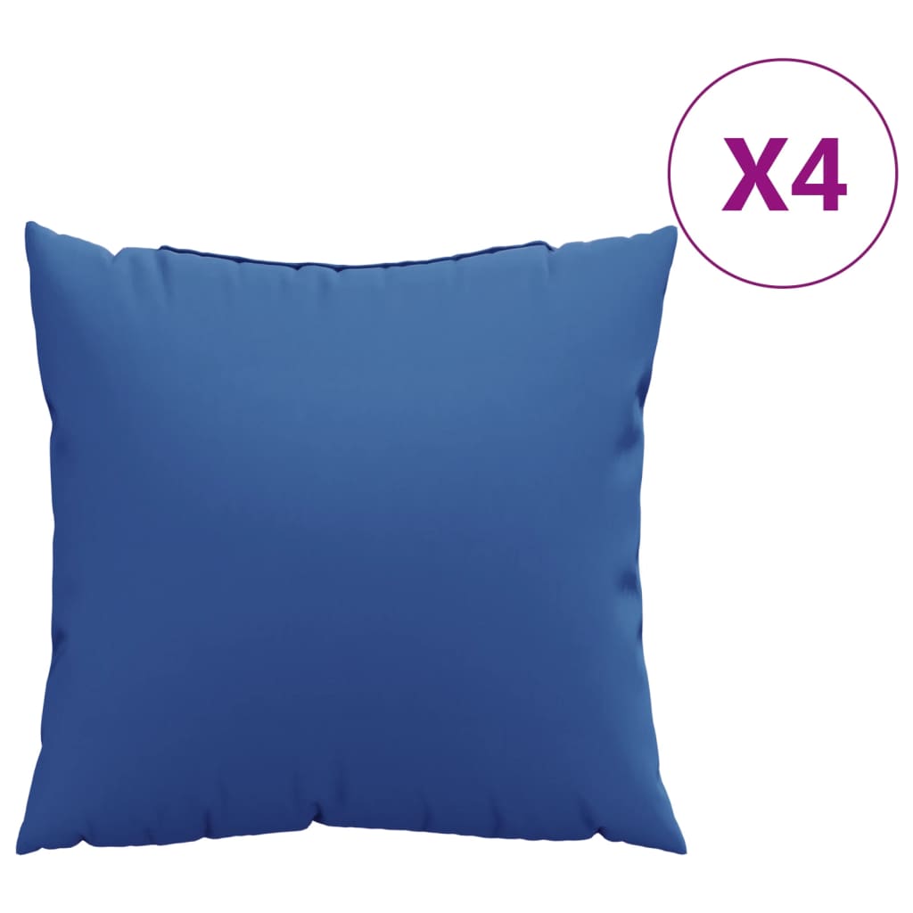 Vidaxx Sofakissen 4 Stück 50x50 cm Stoff Königsblau