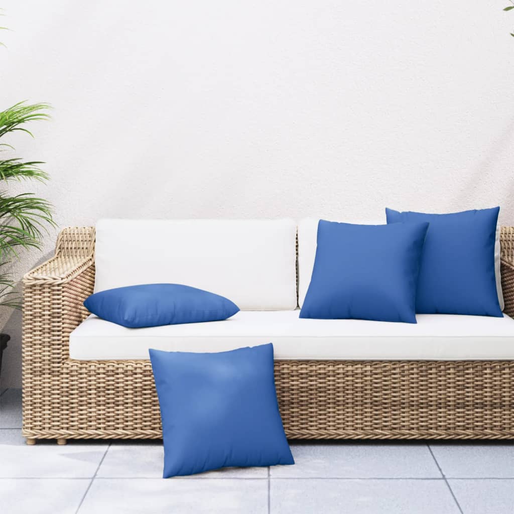 Vidaxx Sofakissen 4 Stück 50x50 cm Stoff Königsblau