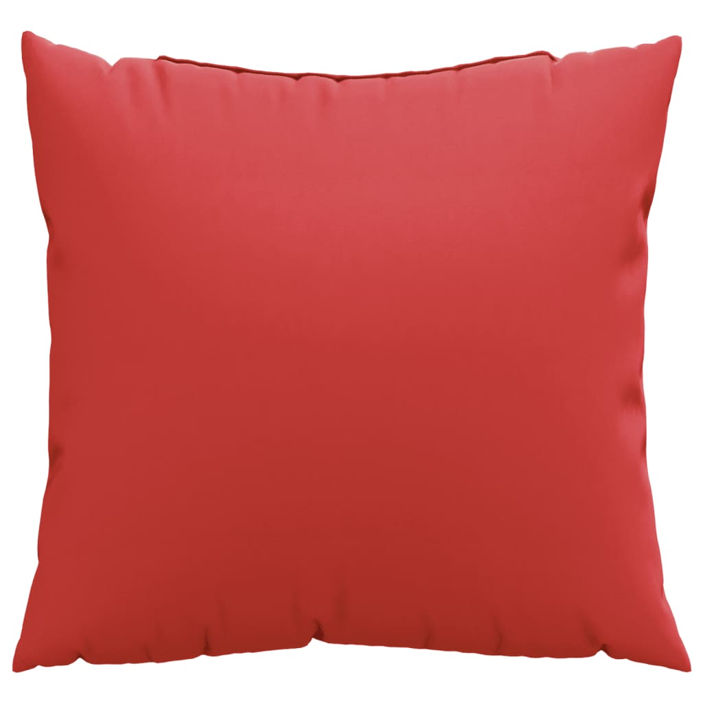 VidaXL Sofakissen 4 Stück 60x60 cm Stoff rot
