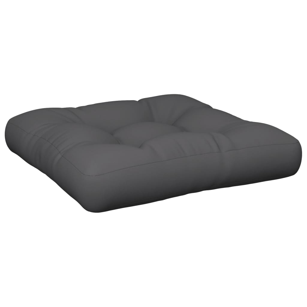 Vidaxx Palettenkissen 60x60x12 cm Stoff Anthrazit