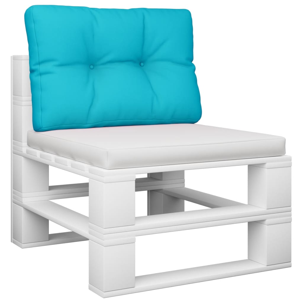 VidaXL Palettenkissen 50x40x12 cm Stoff Türkis