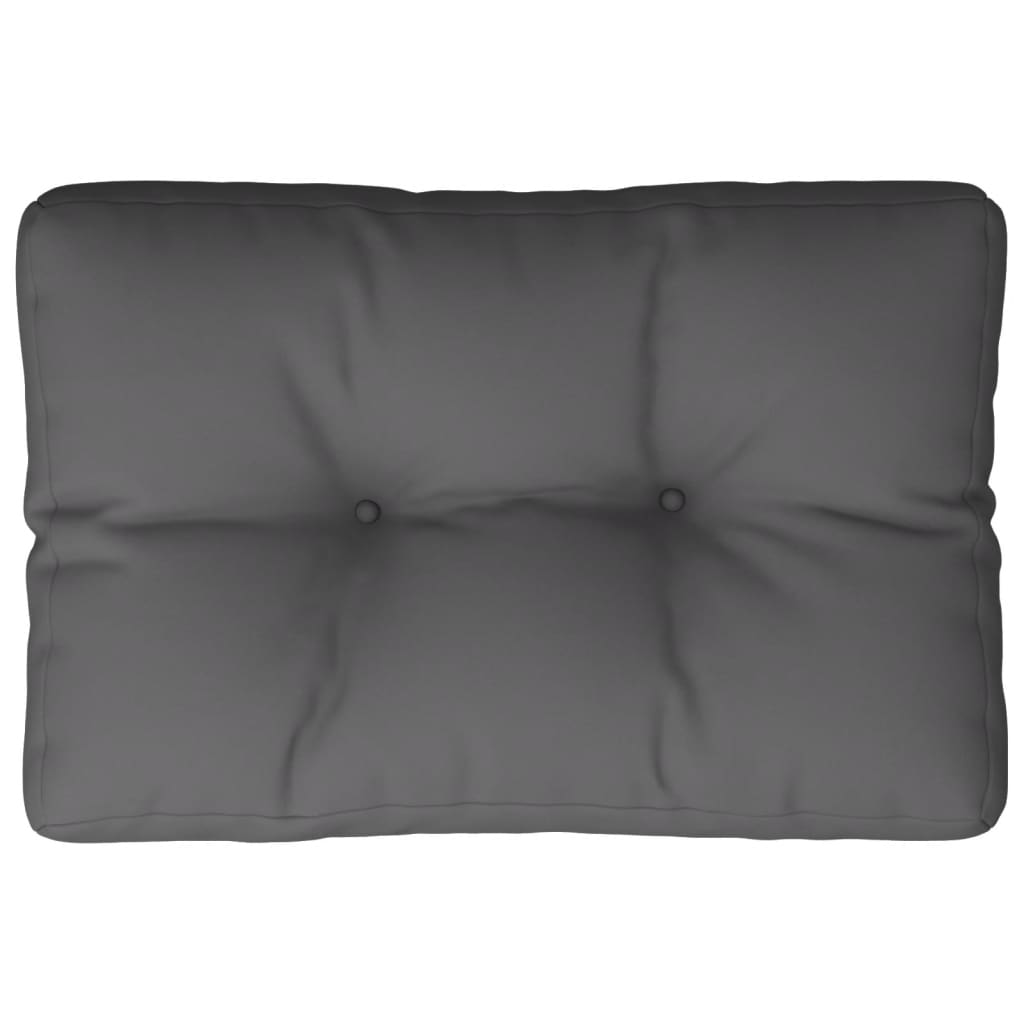 Vidaxx Palettenkissen 60x40x12 cm Stoff Anthrazit