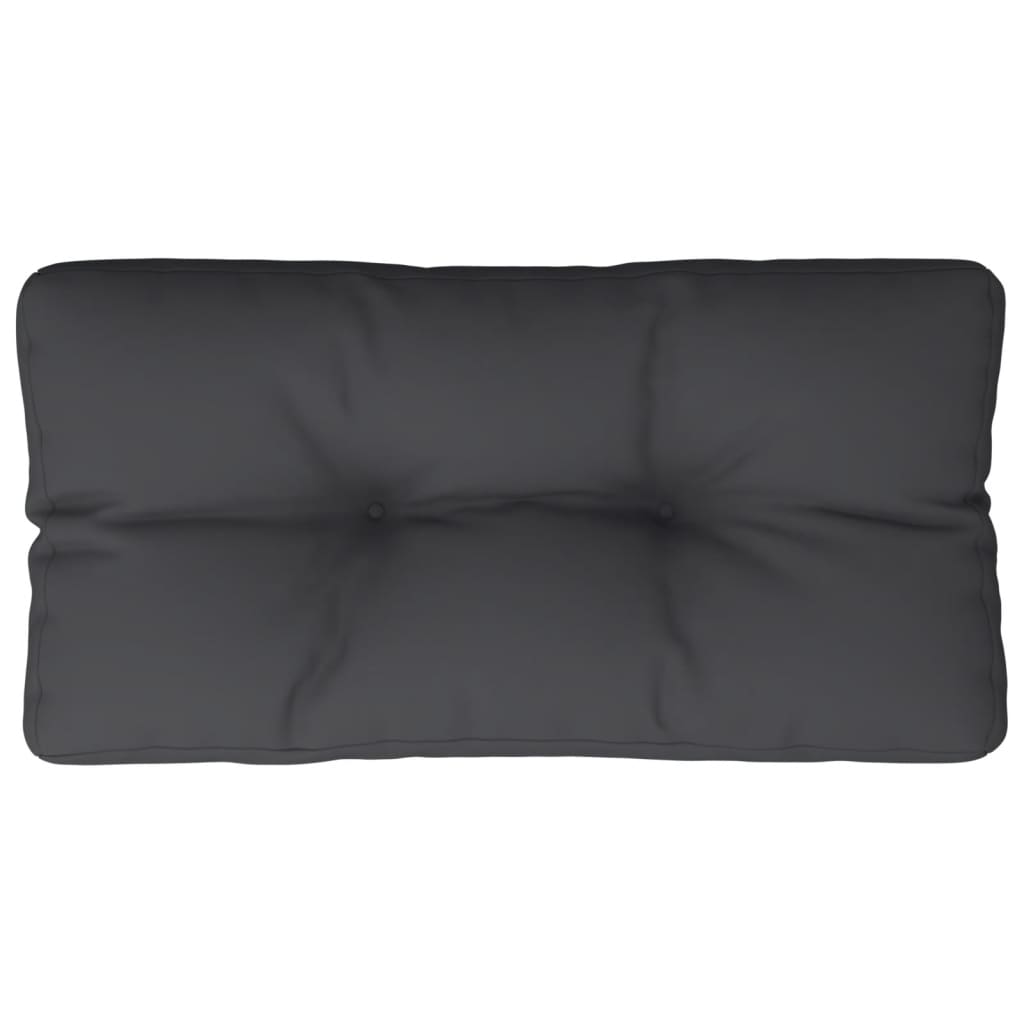 VidaXL Palettenkissen 70x40x12 cm Stoff schwarz
