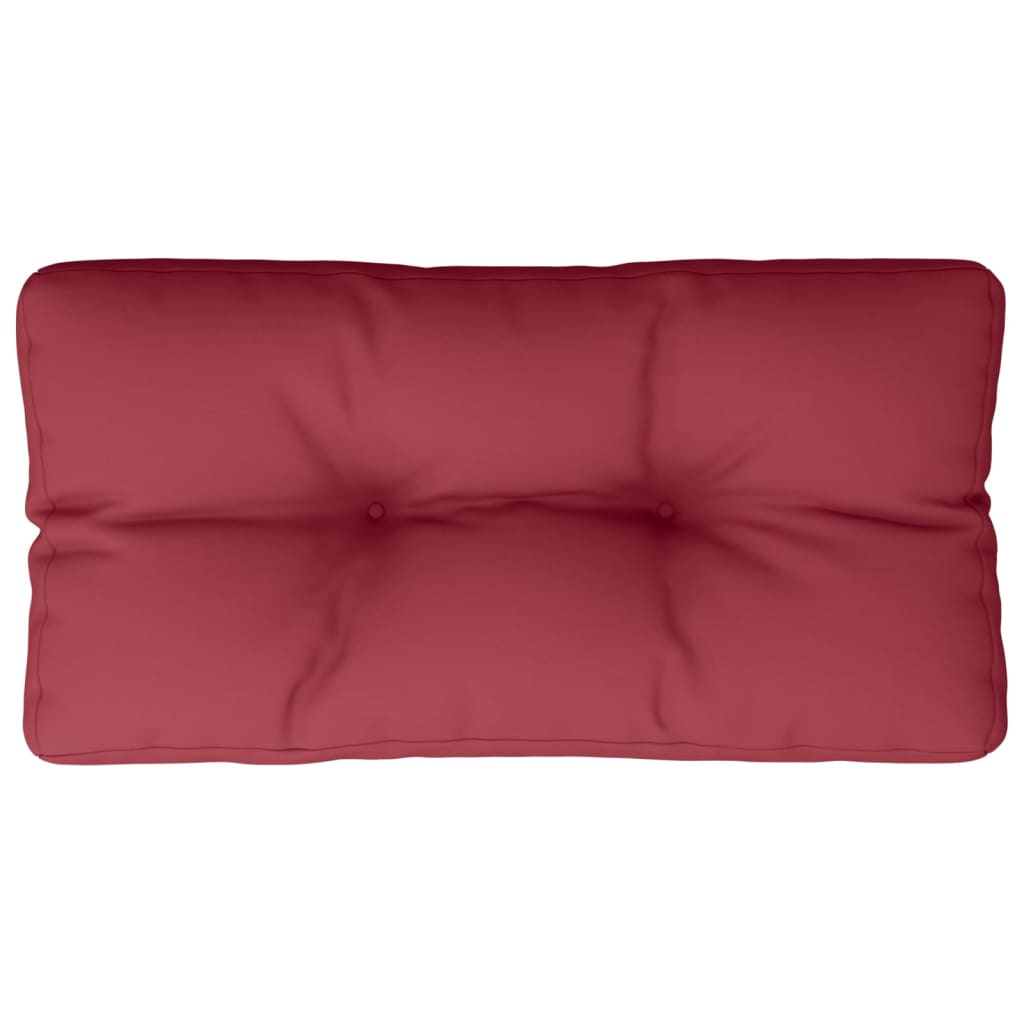 VidaXL Sofakissen 80x40x12 cm Stoff weinrot