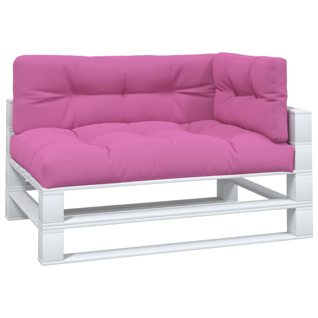 VidaXL Palettenkissen 3 Stück Stoff Rosa