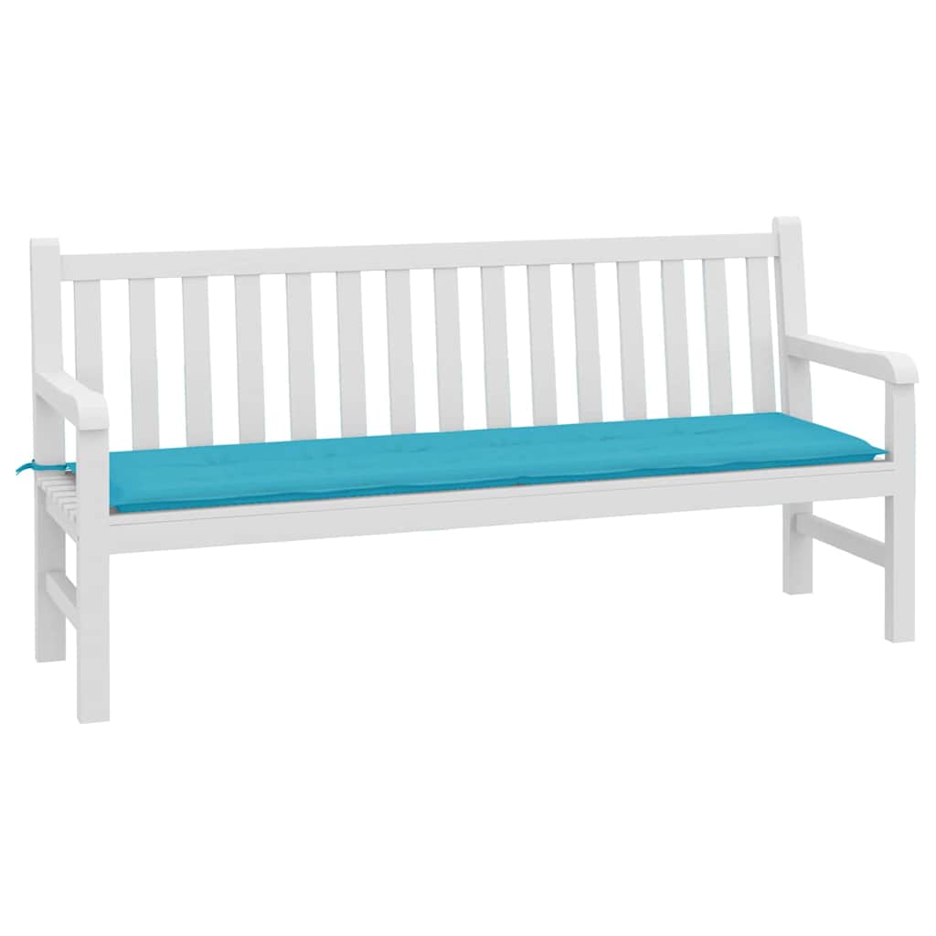 Vidaxl bankkussen effen turquoise 150 x 50 x 3 cm oxford stof
