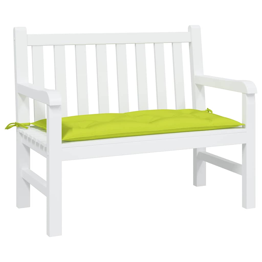 VidaXL Gartenbankauflage 100x50x7 cm Oxford-Stoff hellgrün