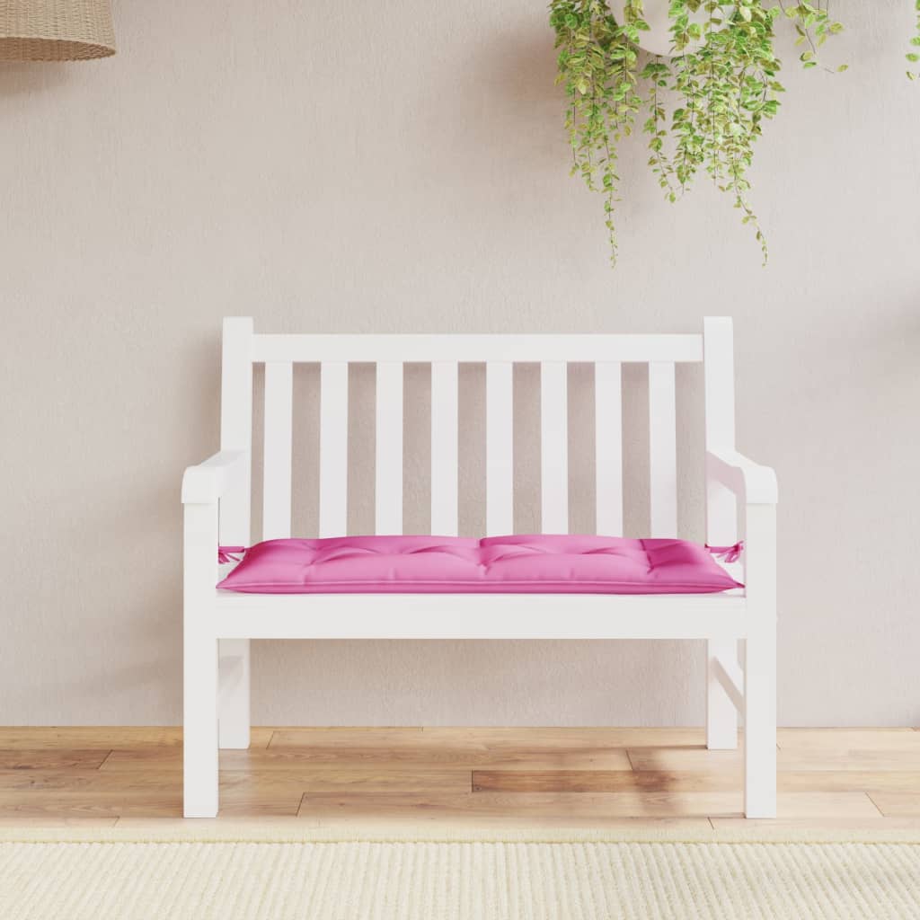 Vidaxx Gartenbankauflage 100x50x7 cm Oxford-Stoff rosa