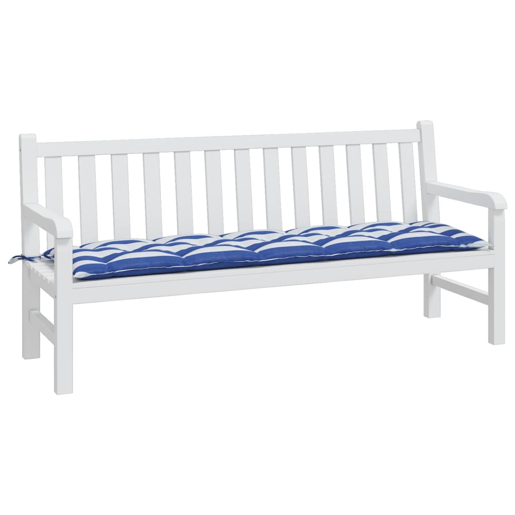 Vidaxx Sofakissen gestreift 180x50x7 cm Stoff gestreift weiß und blau