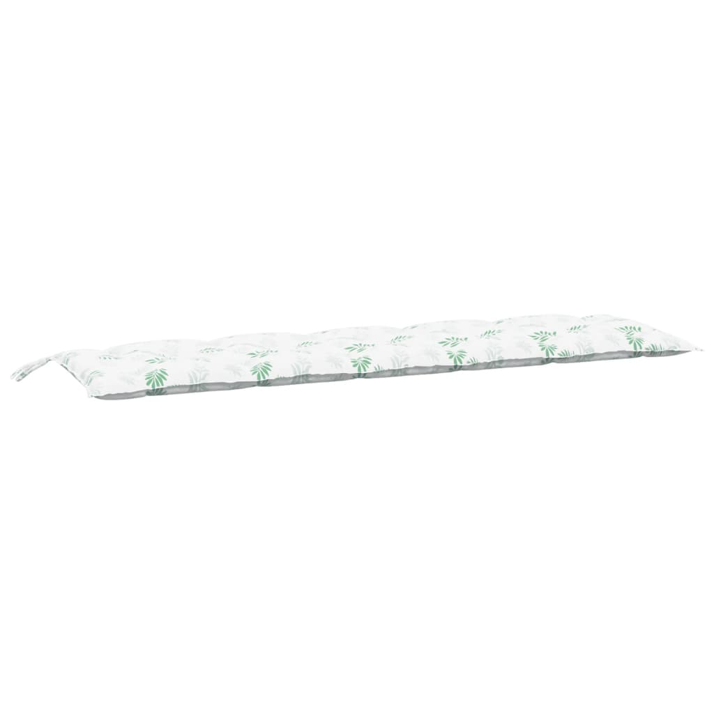 Vidaxx Gartenbankauflage 180x50x7 cm Oxford-Stoff mit Blattmuster