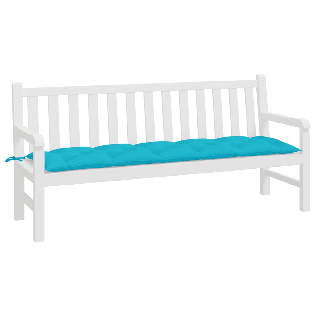 VidaXL Gartenbankauflage 180x50x7 cm Oxford-Stoff türkis
