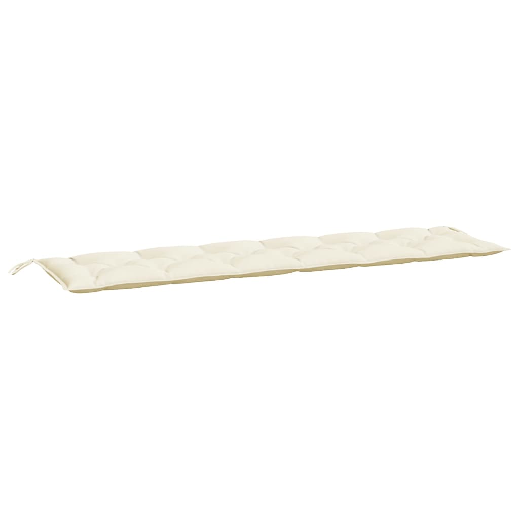 Vidaxx Gartenbankauflage 200x50x7 cm Oxford-Stoff cremefarben