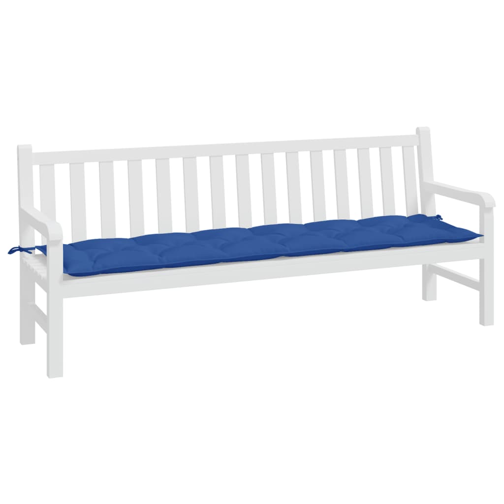 VidaXL Gartenbankauflage 200x50x7 cm Oxford-Stoff Königsblau