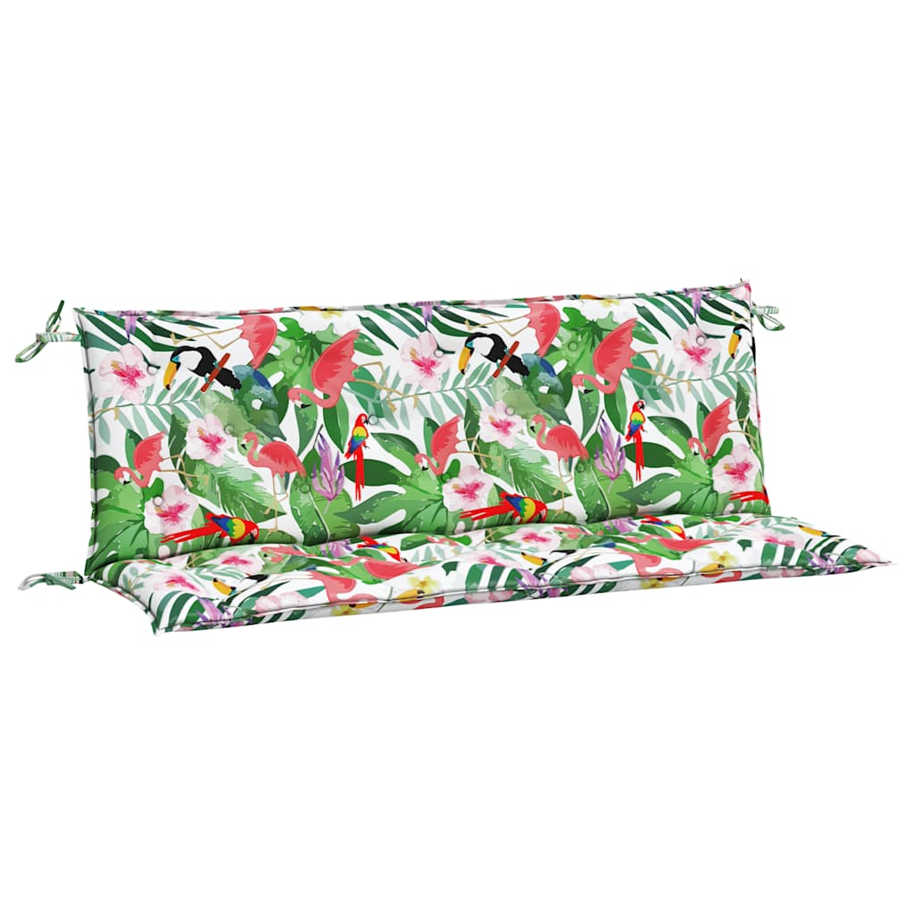 Vidaxx Gartenbankauflagen 2 Stück 150x50x7 cm Stoff mehrfarbig