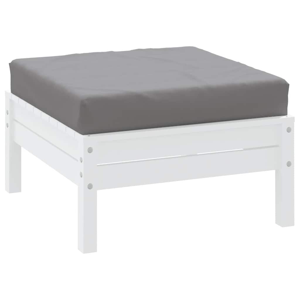 VidaXL Palettenkissen 60x60x9,5 cm Oxford-Stoff grau