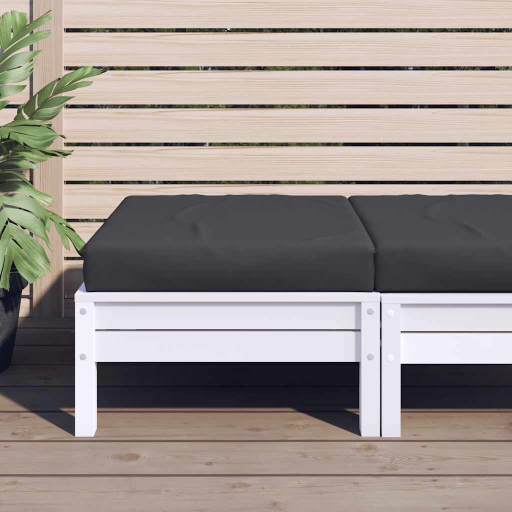 VidaXL Palettenkissen 60x60x8 cm Oxford-Stoff schwarz