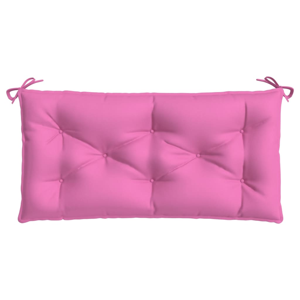 VidaXL Gartenbankauflage 110x50x7 cm Stoff rosa