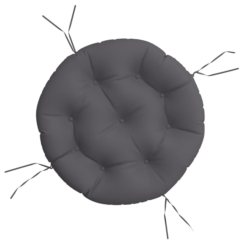 Vidaxx Sitzkissen rund ø 60 x11 cm Oxford-Stoff anthrazit