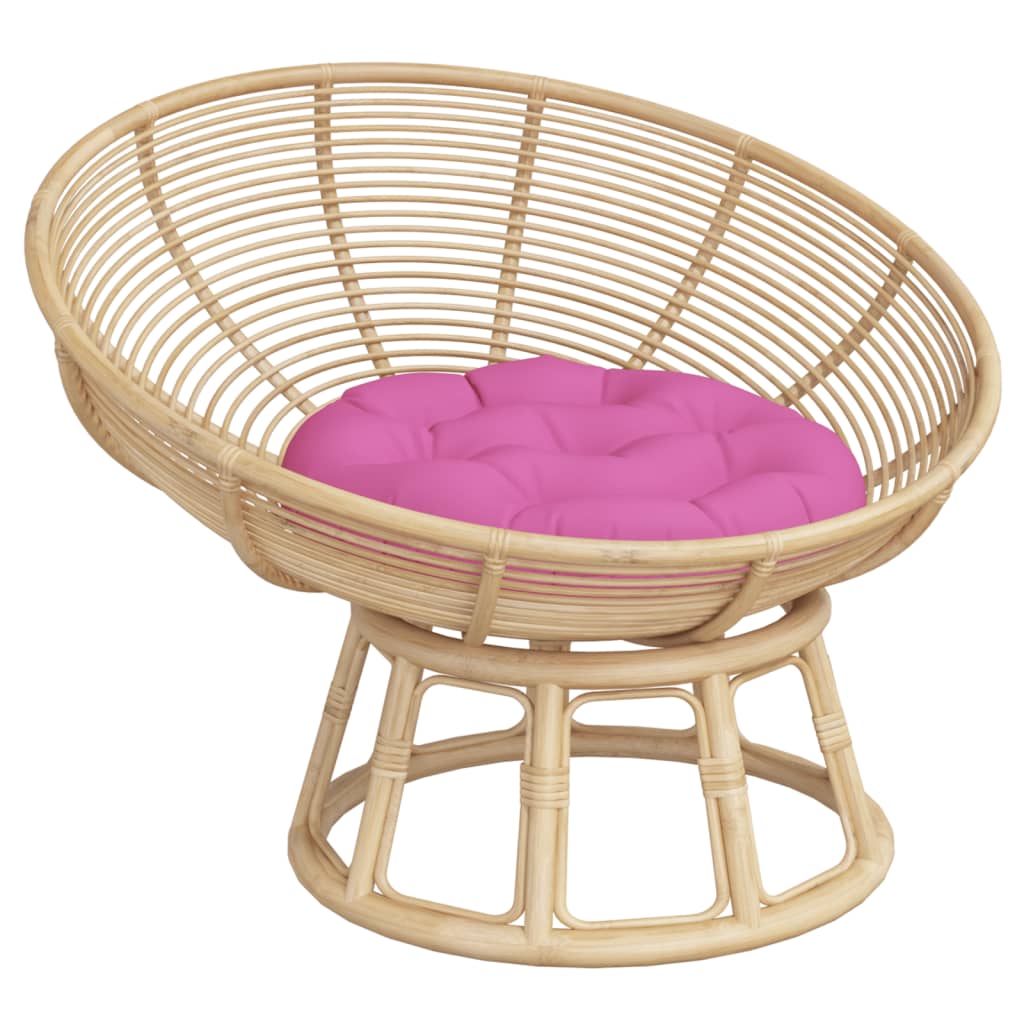 Vidaxx Sitzkissen rund ø 60x11 cm Oxford-Stoff rosa