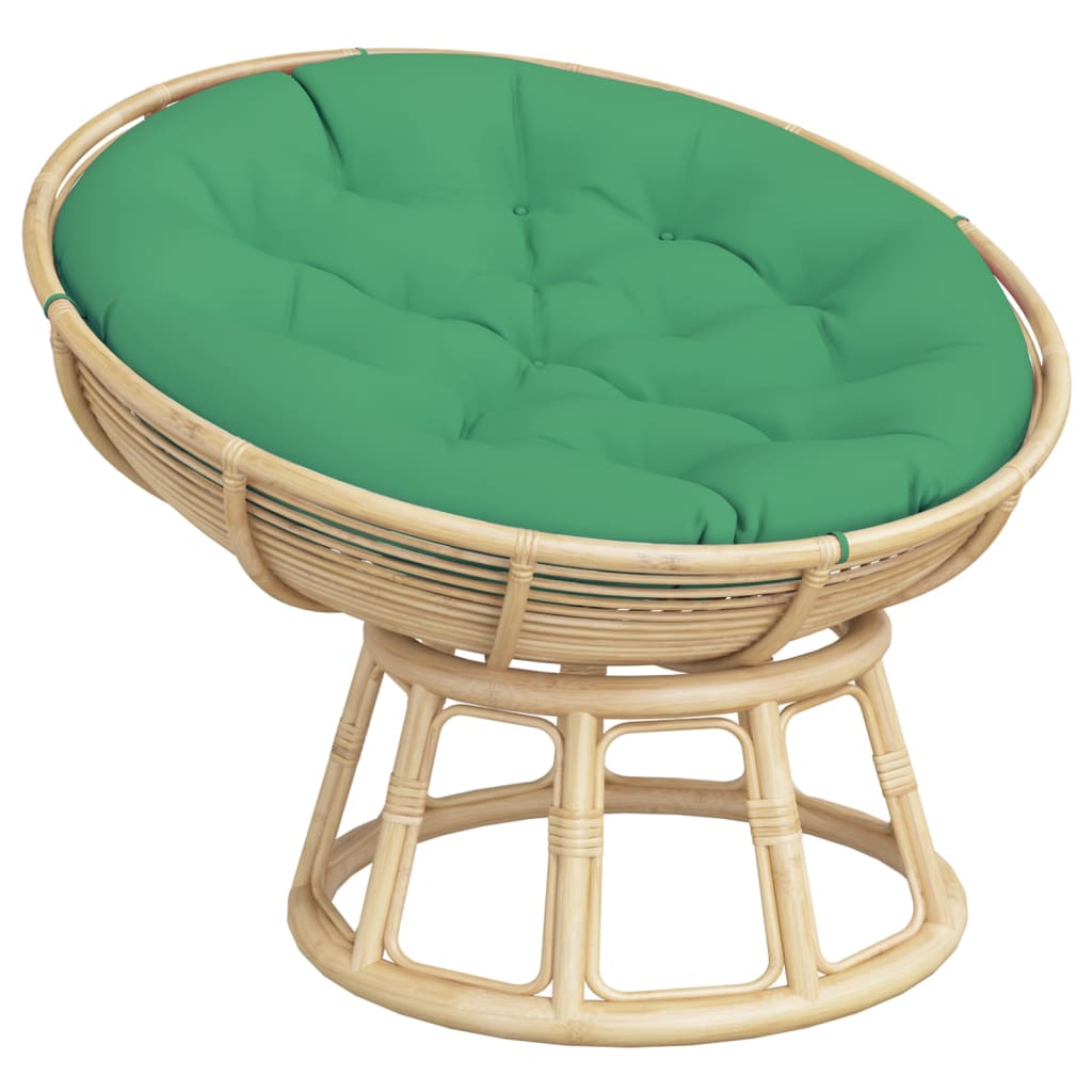 VidaXL Sitzkissen rund Ø 100x11 cm Oxford-Stoff grün