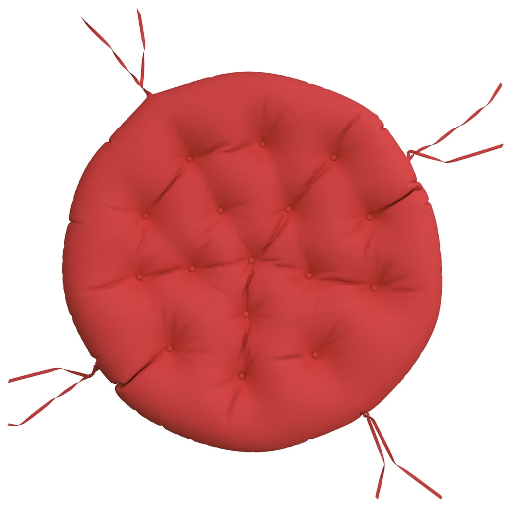 VidaXL Sitzkissen rund Ø 100x11 cm Oxford-Stoff rot