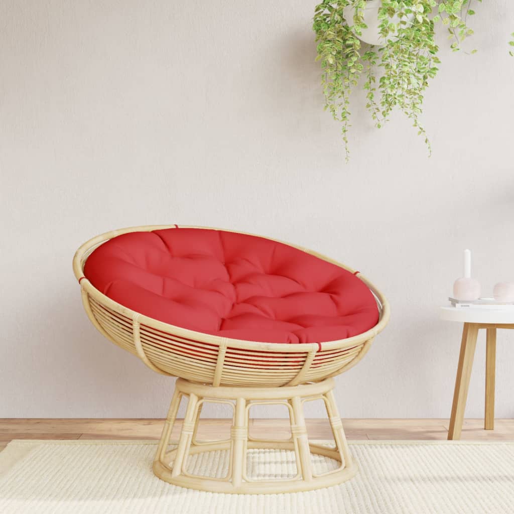 VidaXL Sitzkissen rund Ø 100x11 cm Oxford-Stoff rot
